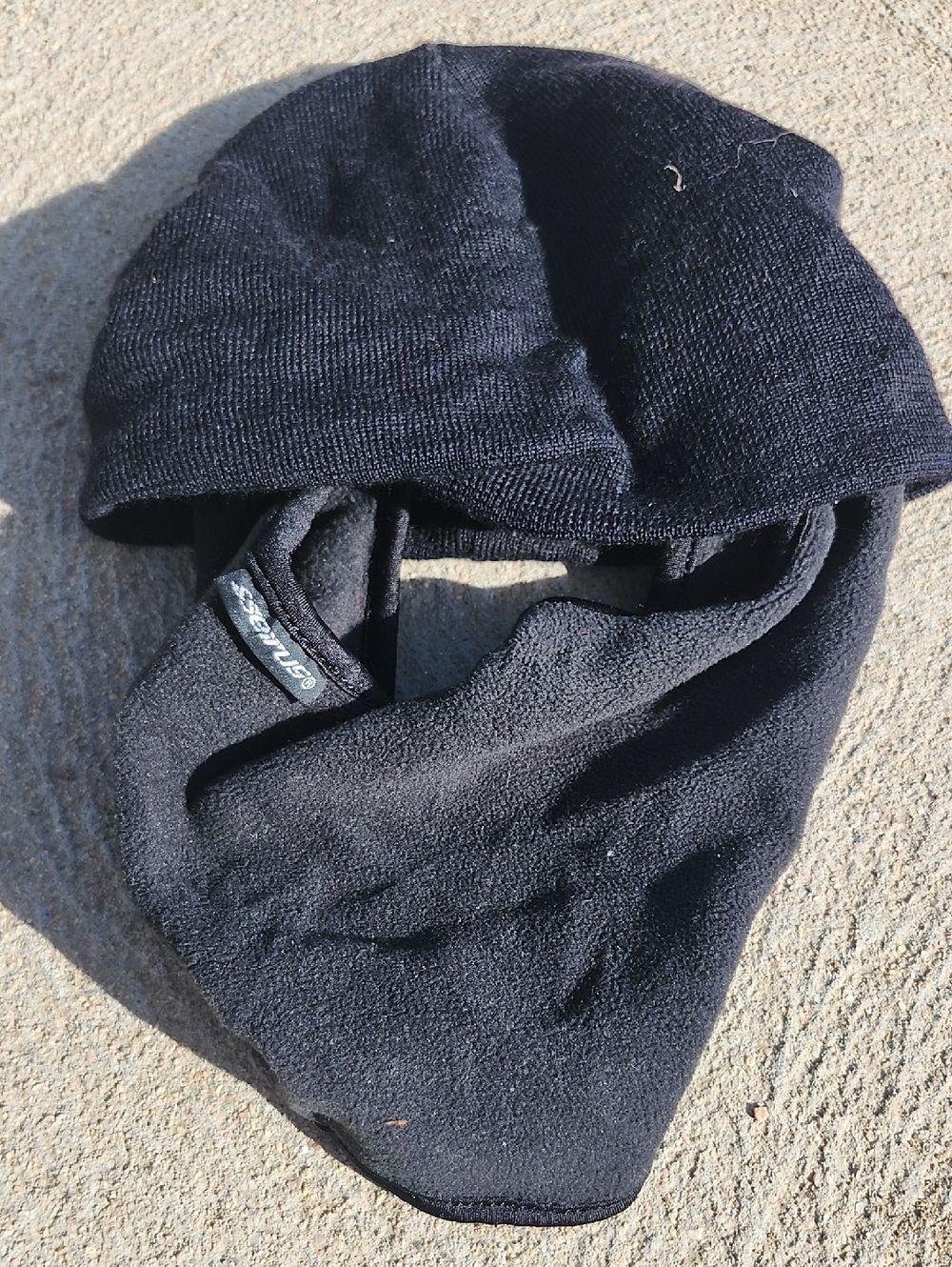 Seirus Innovatio Black Thermal Fleece Balaclava Hat